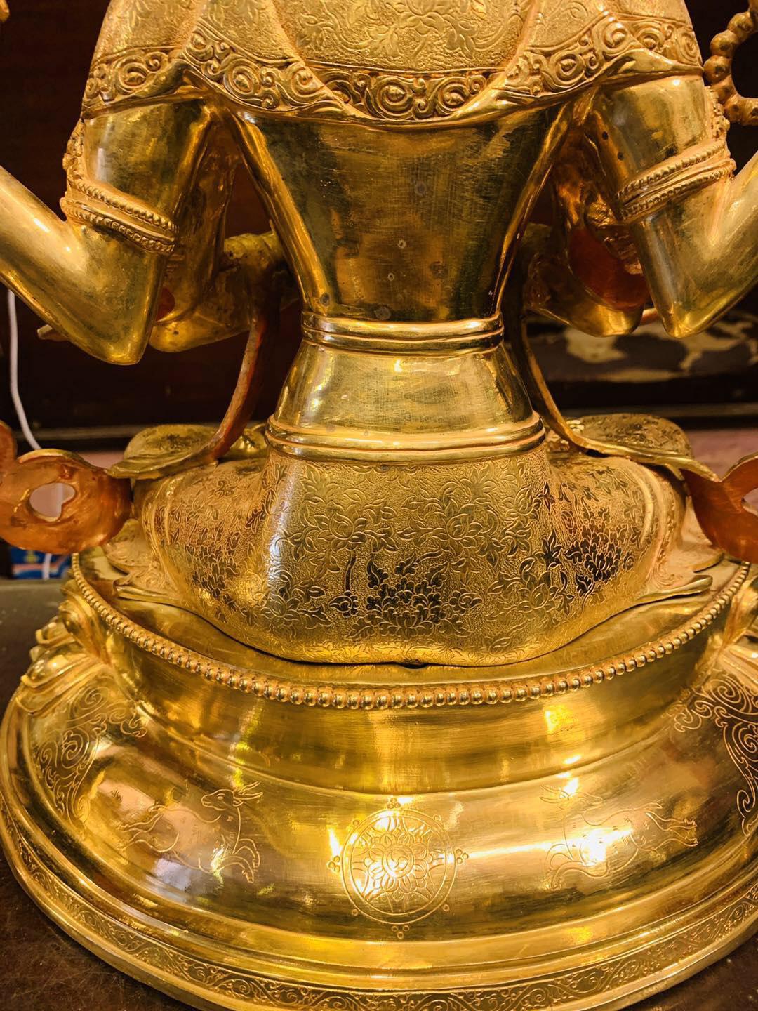 TÔN TƯỢNG QUAN ÂM TỨ THỦ 47CM