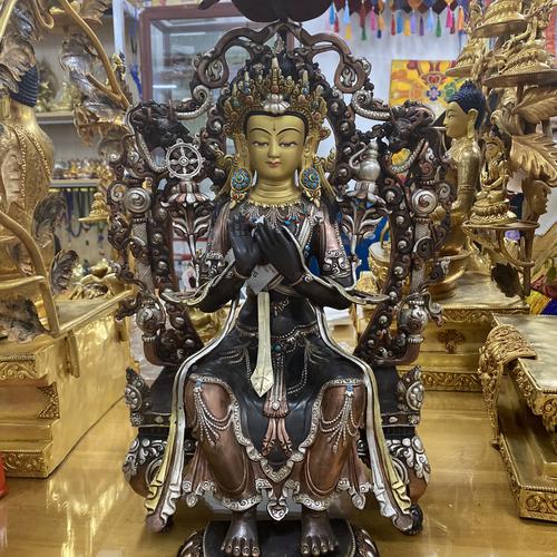 TÔN TƯỢNG PHẬT DI LẶC NEPAL 43CM