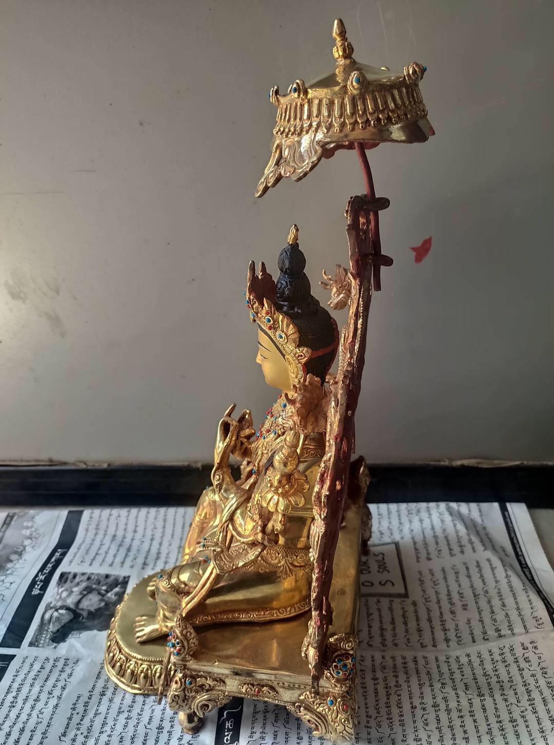 TÔN TƯỢNG PHẬT DI LẶC MẬT TÔNG 43CM