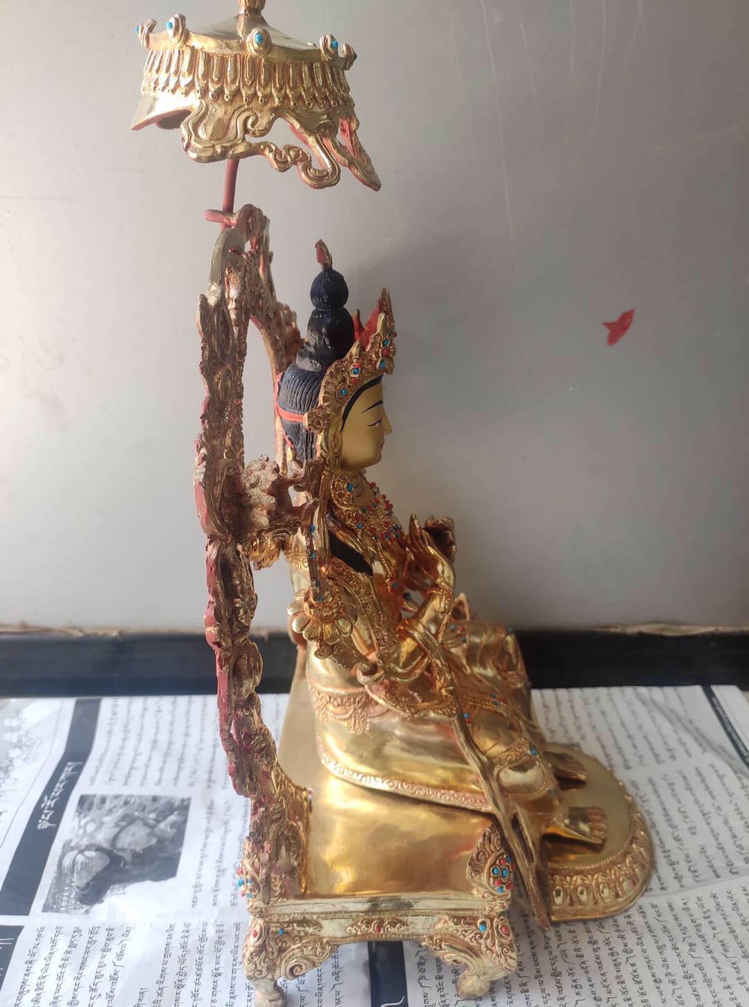 TÔN TƯỢNG PHẬT DI LẶC MẬT TÔNG 43CM
