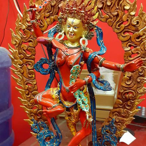 TÔN TƯỢNG ĐỨC TÁC MINH PHẬT MẪU / KURUKULLE 40CM
