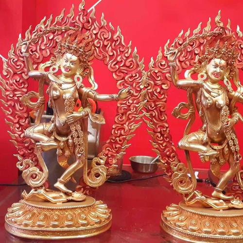 TÔN TƯỢNG ĐỨC TÁC MINH PHẬT MẪU / KURUKULLE - 40CM