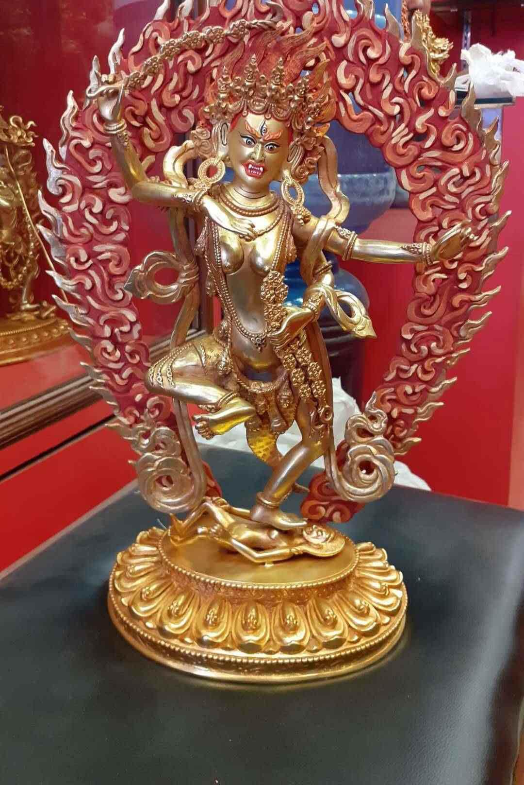 TÔN TƯỢNG ĐỨC TÁC MINH PHẬT MẪU / KURUKULLE - 40CM