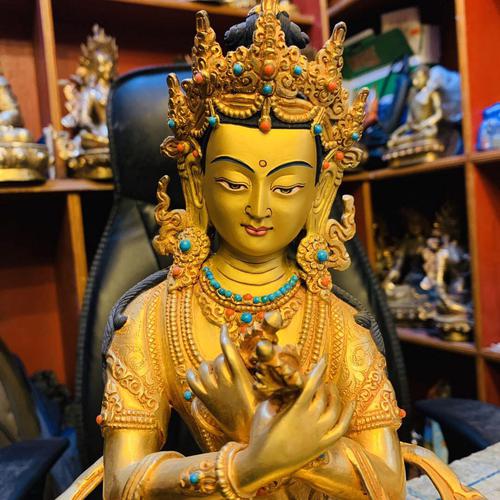 TÔN TƯỢNG ĐỨC KIM CƯƠNG TỔNG TRÌ 33CM