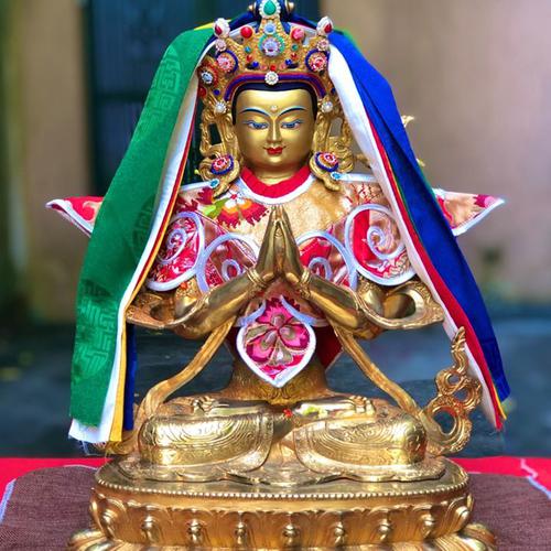 TÔN TƯỢNG QUAN ÂM TỨ THỦ TÂY TẠNG 45CM