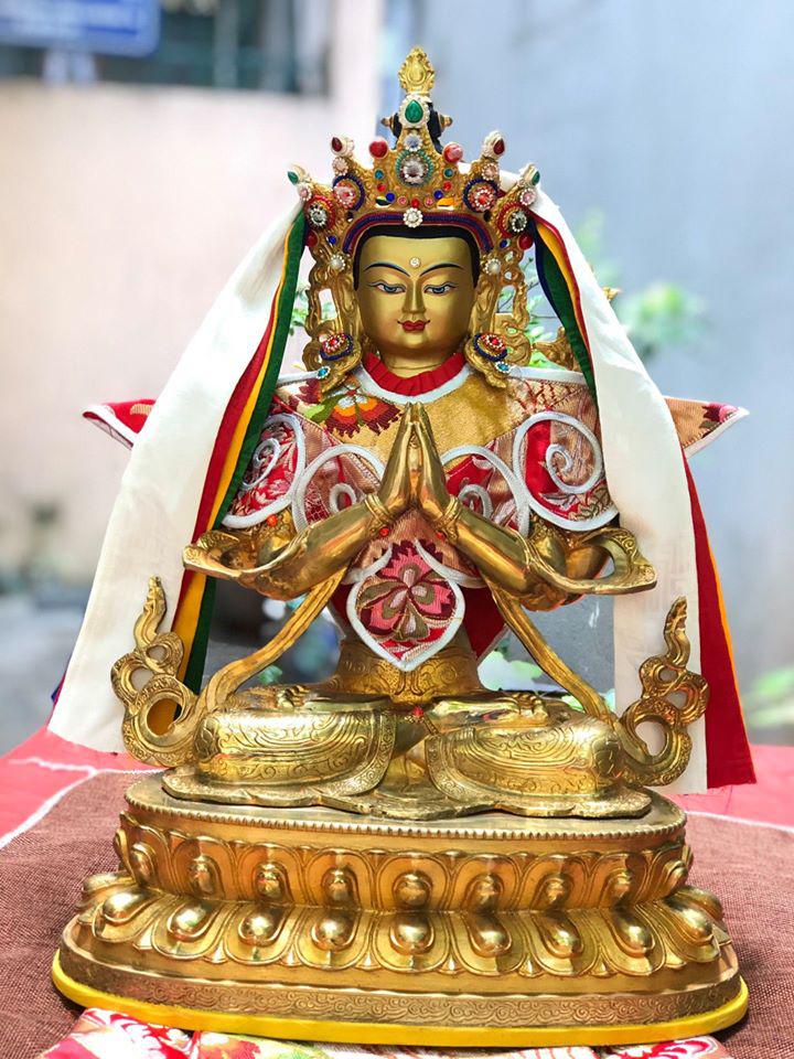 TÔN TƯỢNG QUAN ÂM TỨ THỦ TÂY TẠNG 45CM