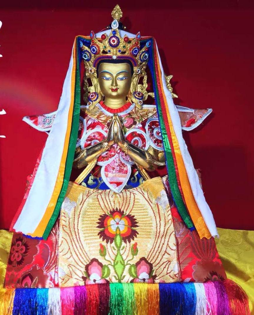 TÔN TƯỢNG QUAN ÂM TỨ THỦ TÂY TẠNG 45CM