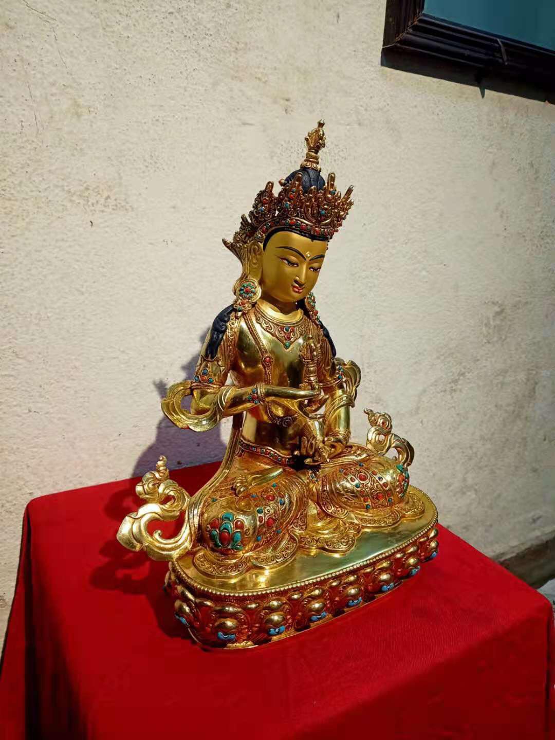 TÔN TƯỢNG ĐỨC KIM CANG TÁT ĐỎA 33CM