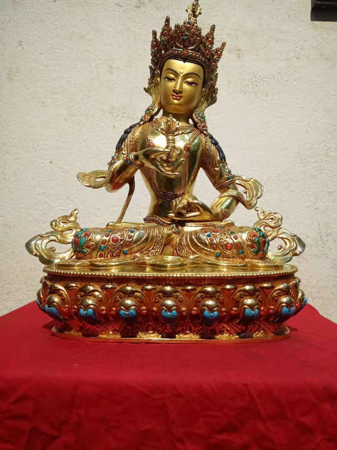 TÔN TƯỢNG ĐỨC KIM CANG TÁT ĐỎA 33CM