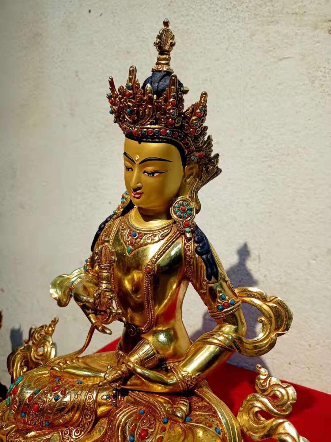 TÔN TƯỢNG ĐỨC KIM CANG TÁT ĐỎA 33CM