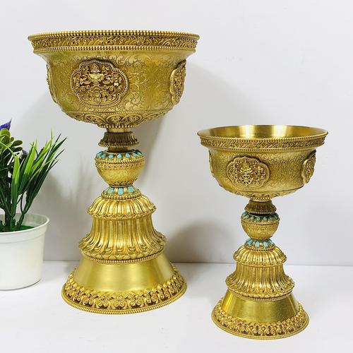 CHÂN ĐÈN ĐỒNG MẠ VÀNG CAO CẤP