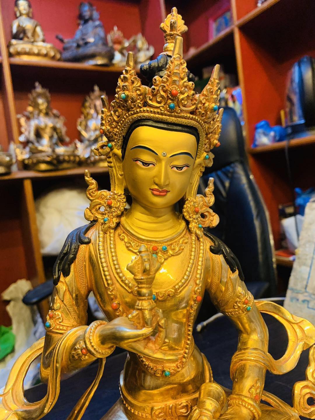 TÔN TƯỢNG ĐỨC KIM CANG TÁT ĐỎA 32CM