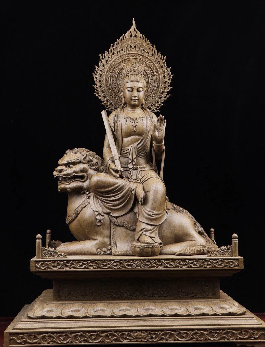 BỘ TƯỢNG HOA NGHIÊM TAM THÁNH 108CM