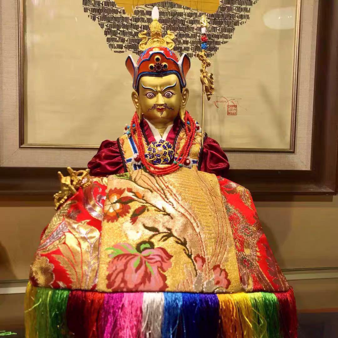TÔN TƯỢNG ĐỨC LIÊN HOA SANH / GURU RINPOCHE TÂY TẠNG 45CM