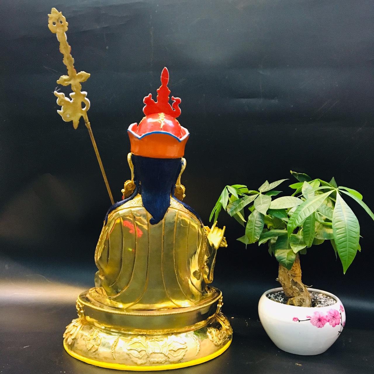 TÔN TƯỢNG ĐỨC LIÊN HOA SANH / GURU RINPOCHE TÂY TẠNG 45CM