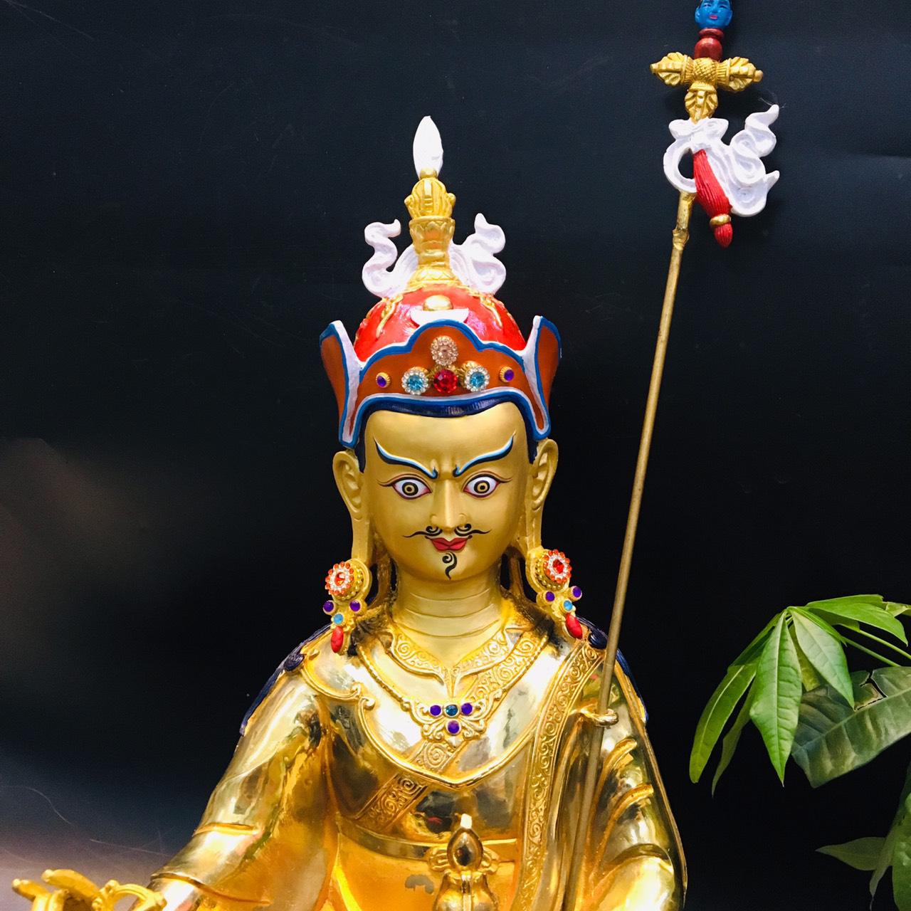 TÔN TƯỢNG ĐỨC LIÊN HOA SANH / GURU RINPOCHE TÂY TẠNG 45CM