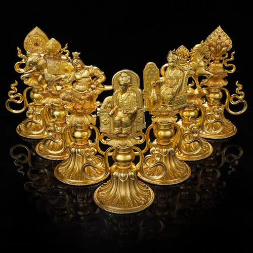 BỘ THẤT BẢO LUÂN VƯƠNG ĐỒNG 20CM
