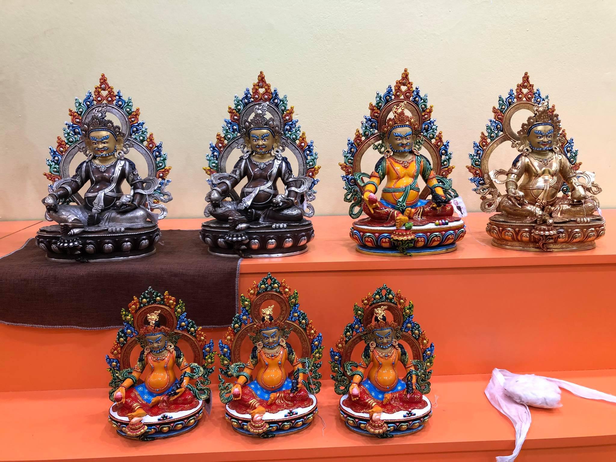 TÔN TƯỢNG ĐỨC ZAMBALA NẠM BẠC