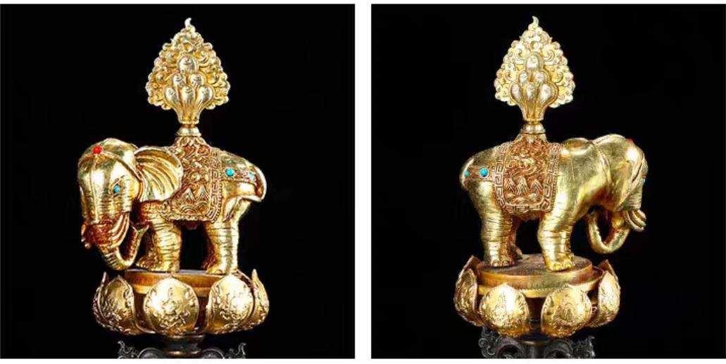 BỘ THẤT BẢO LUÂN VƯƠNG ĐỒNG PHONG CÁCH CỔ 20CM