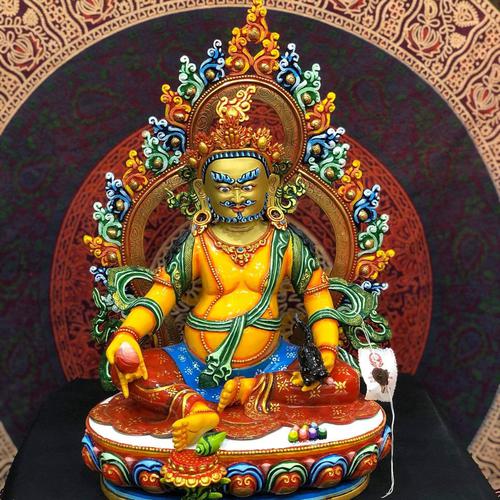 TÔN TƯỢNG ĐỨC ZAMBALA MÀU 38CM