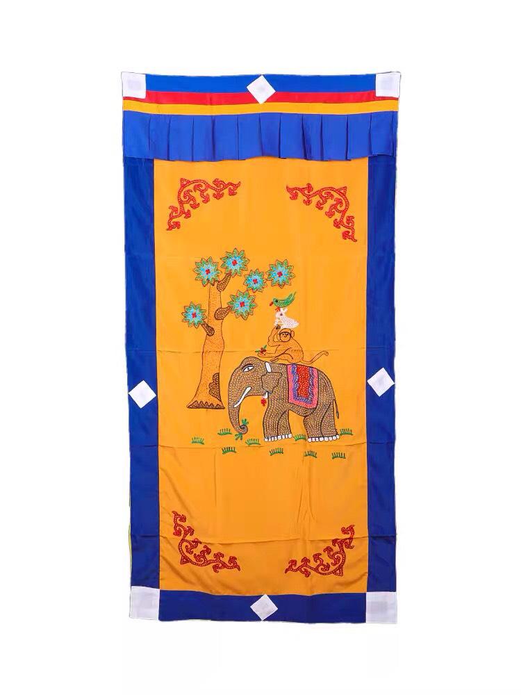 RÈM CỬA PHÒNG THỜ HÌNH VOI - (180 x 90cm/ 185x95cm)
