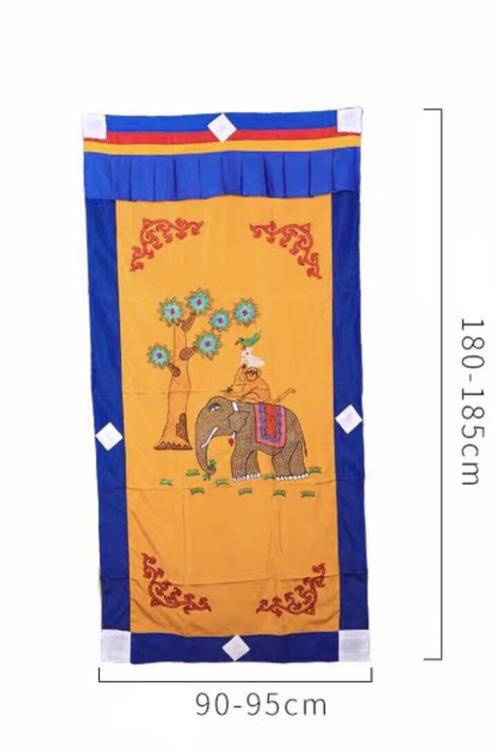 RÈM CỬA PHÒNG THỜ HÌNH VOI - (180 x 90cm/ 185x95cm)