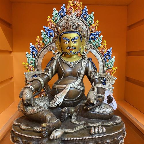 TÔN TƯỢNG ĐỨC ZAMBALA NẠM BẠC