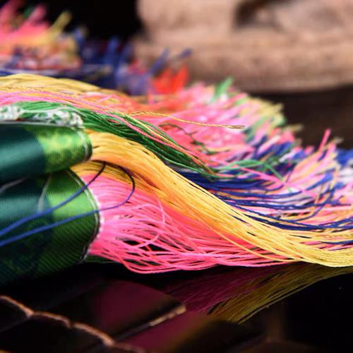 RÈM VẢI QUÂY BÀN THỜ, PHÒNG THỜ IN BÁT CÁT TƯỜNG - DÀI 5M, NGANG 25CM