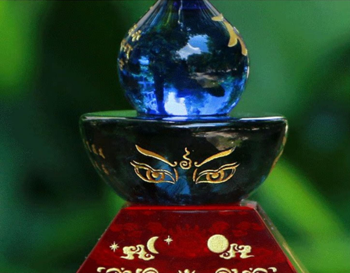 THÁP XÁ LỢI NGŨ SẮC 19CM