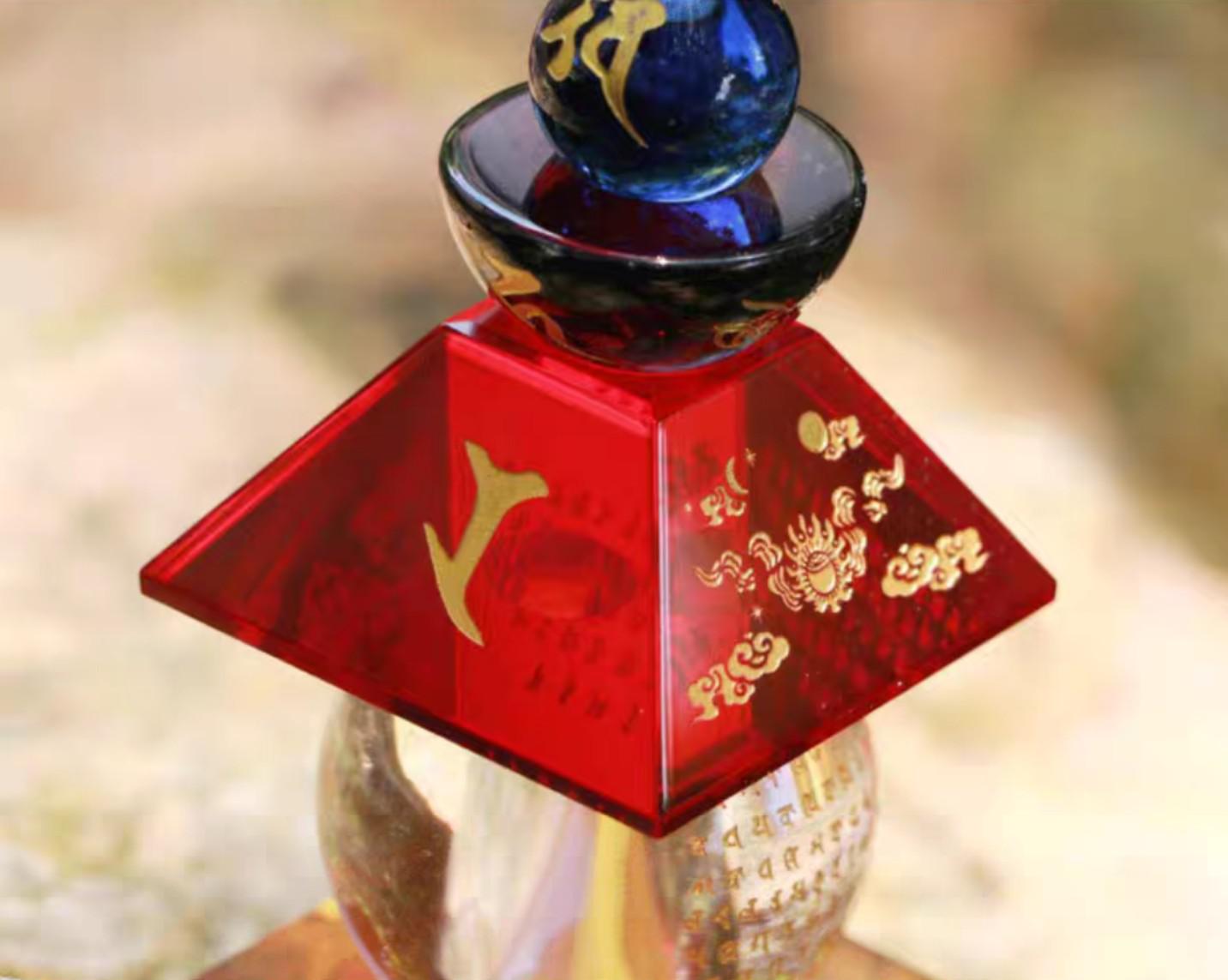 THÁP XÁ LỢI NGŨ SẮC 19CM
