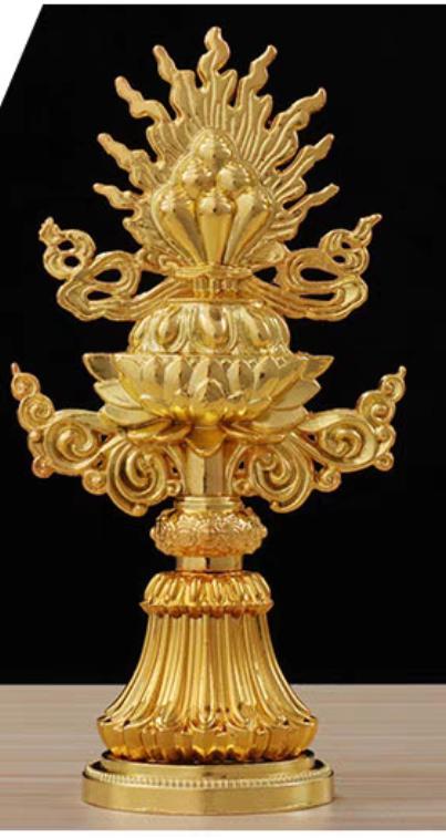 BỘ THẤT BẢO LUÂN VƯƠNG HỢP KIM 17CM