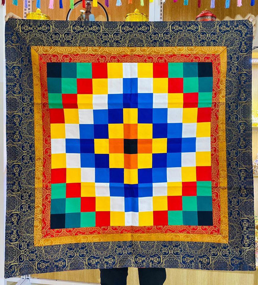 KHĂN TRẢI BÀN THỜ NGŨ SẮC ( 1mx1m / 70x70cm )
