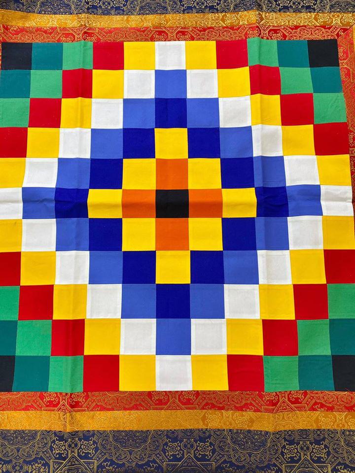 KHĂN TRẢI BÀN THỜ NGŨ SẮC ( 1mx1m / 70x70cm )