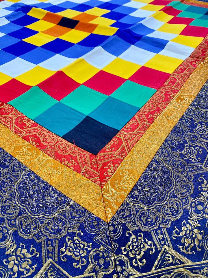 KHĂN TRẢI BÀN THỜ NGŨ SẮC ( 1mx1m / 70x70cm )