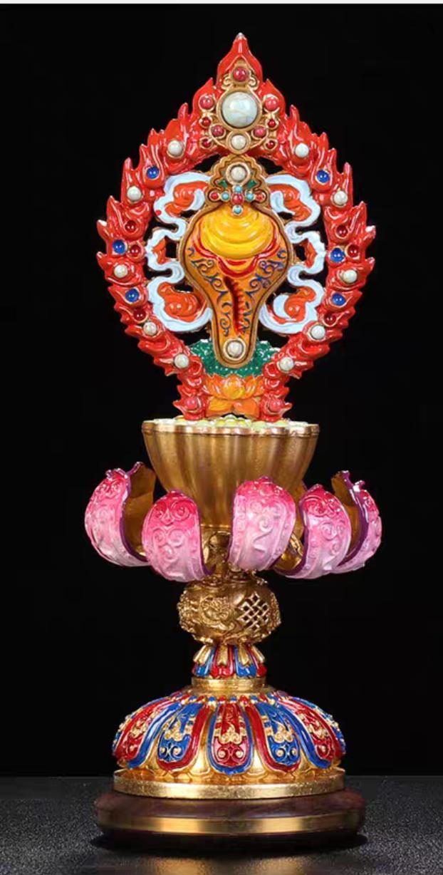 BÁT CÁT TƯỜNG ĐỒNG VẼ MÀU CAO CẤP 24cm 