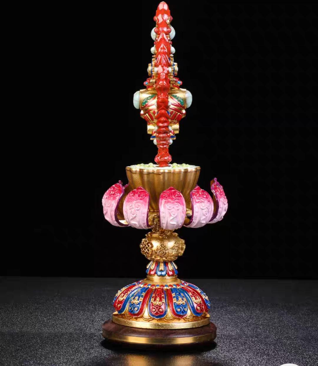 BÁT CÁT TƯỜNG ĐỒNG VẼ MÀU CAO CẤP 24cm 