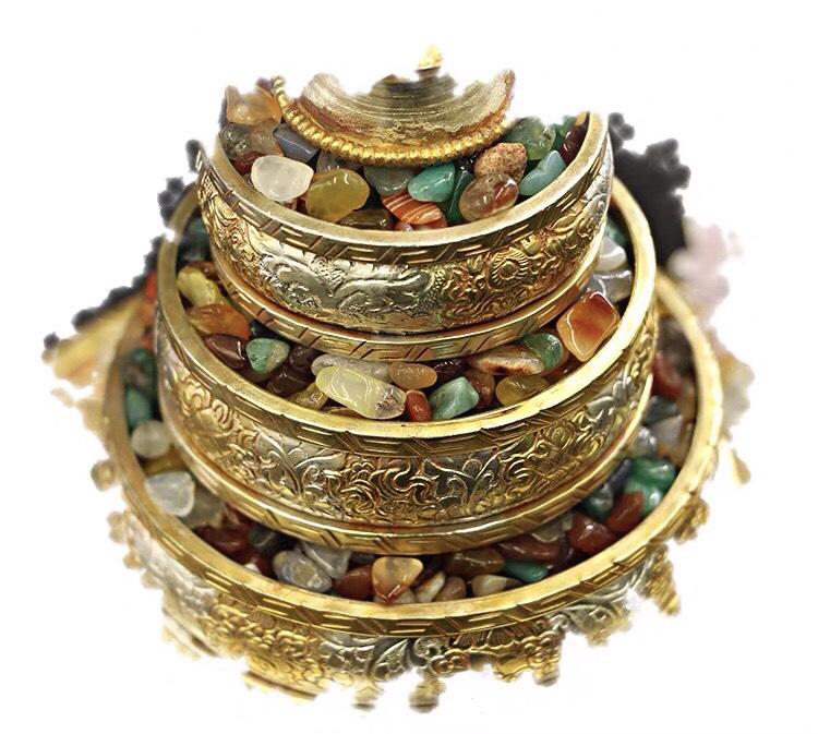 THÁP MANDALA ĐỒNG 23 CM