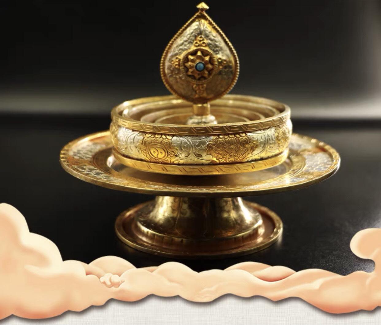 THÁP MANDALA ĐỒNG 23 CM