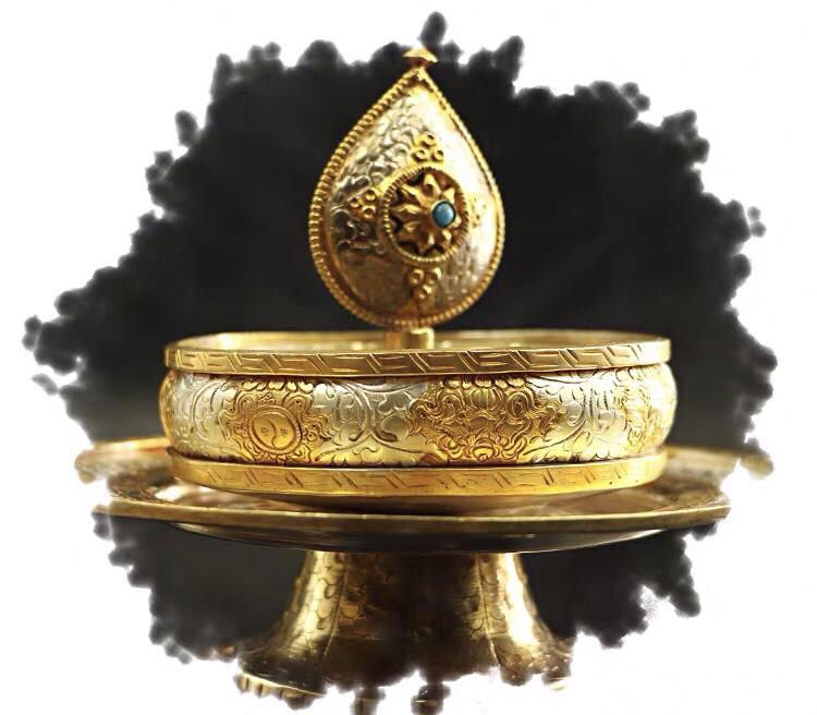 THÁP MANDALA ĐỒNG 23 CM