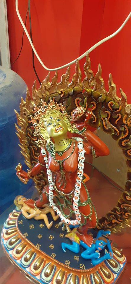 TÔN TƯỢNG DU GIÀ THÁNH NỮ DAKINI 40CM