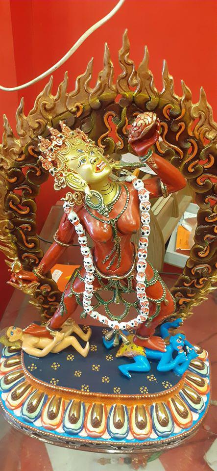 TÔN TƯỢNG DU GIÀ THÁNH NỮ DAKINI 40CM