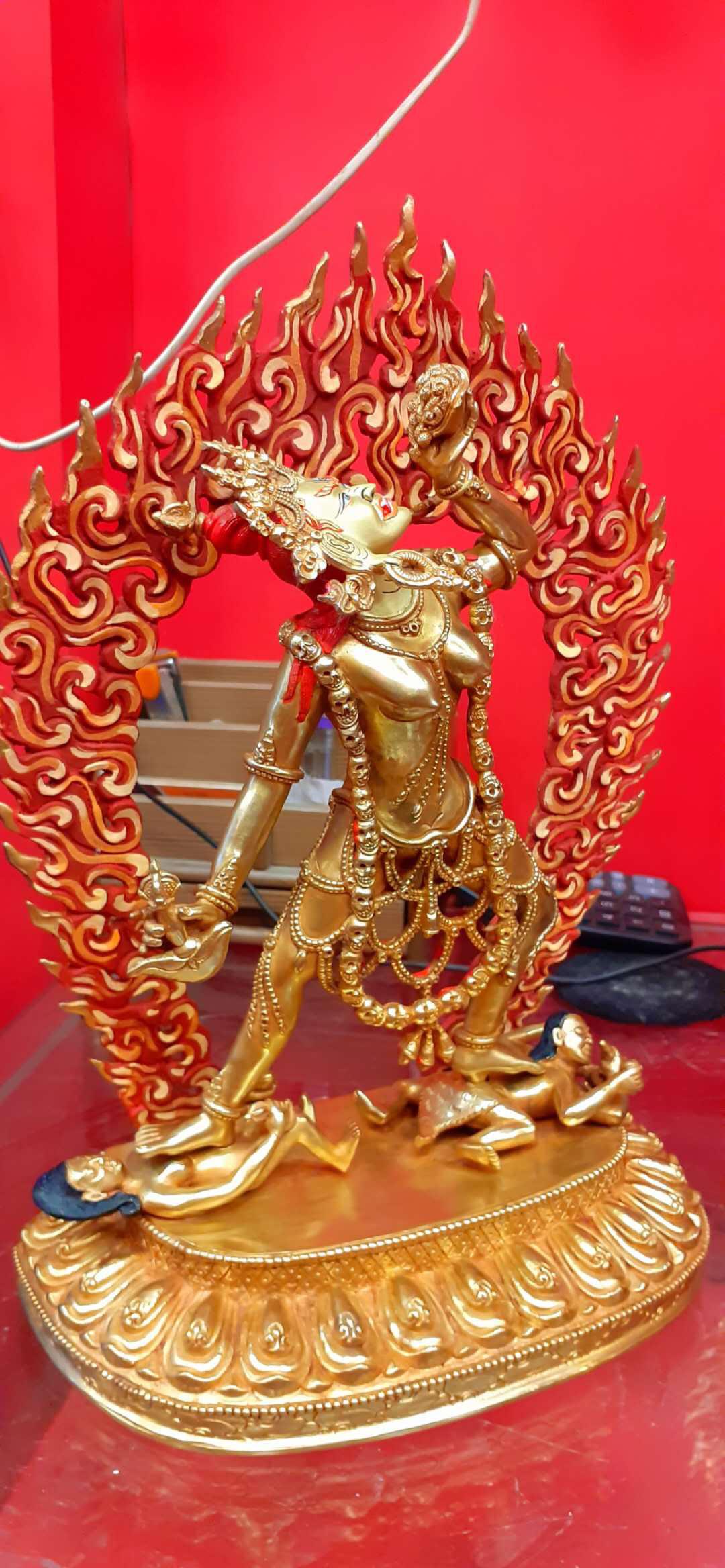 TÔN TƯỢNG DU GIÀ THÁNH NỮ DAKINI 40CM