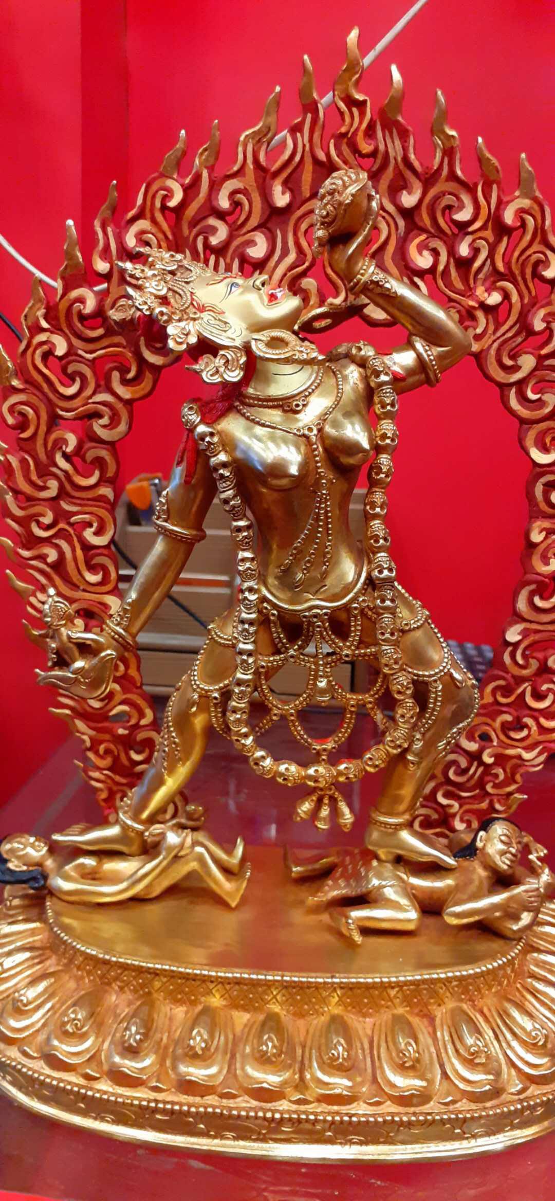 TÔN TƯỢNG DU GIÀ THÁNH NỮ DAKINI 40CM