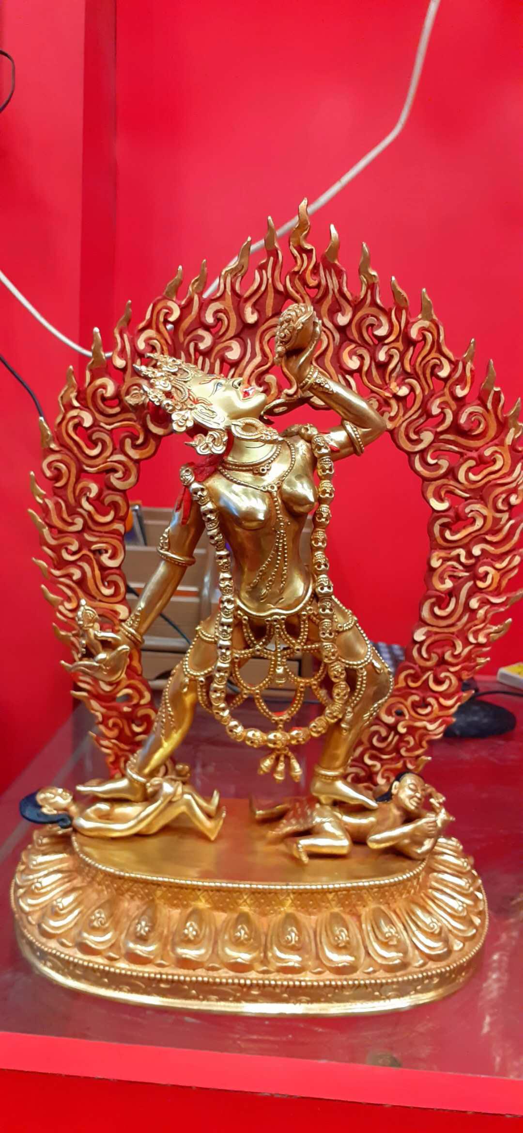 TÔN TƯỢNG DU GIÀ THÁNH NỮ DAKINI 40CM