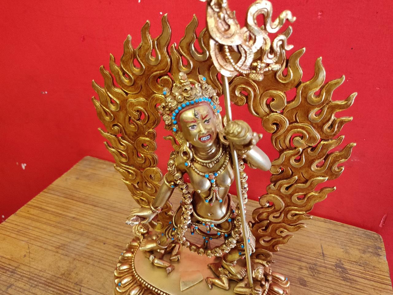 TÔN TƯỢNG DU GIÀ THÁNH NỮ DAKINI 25CM