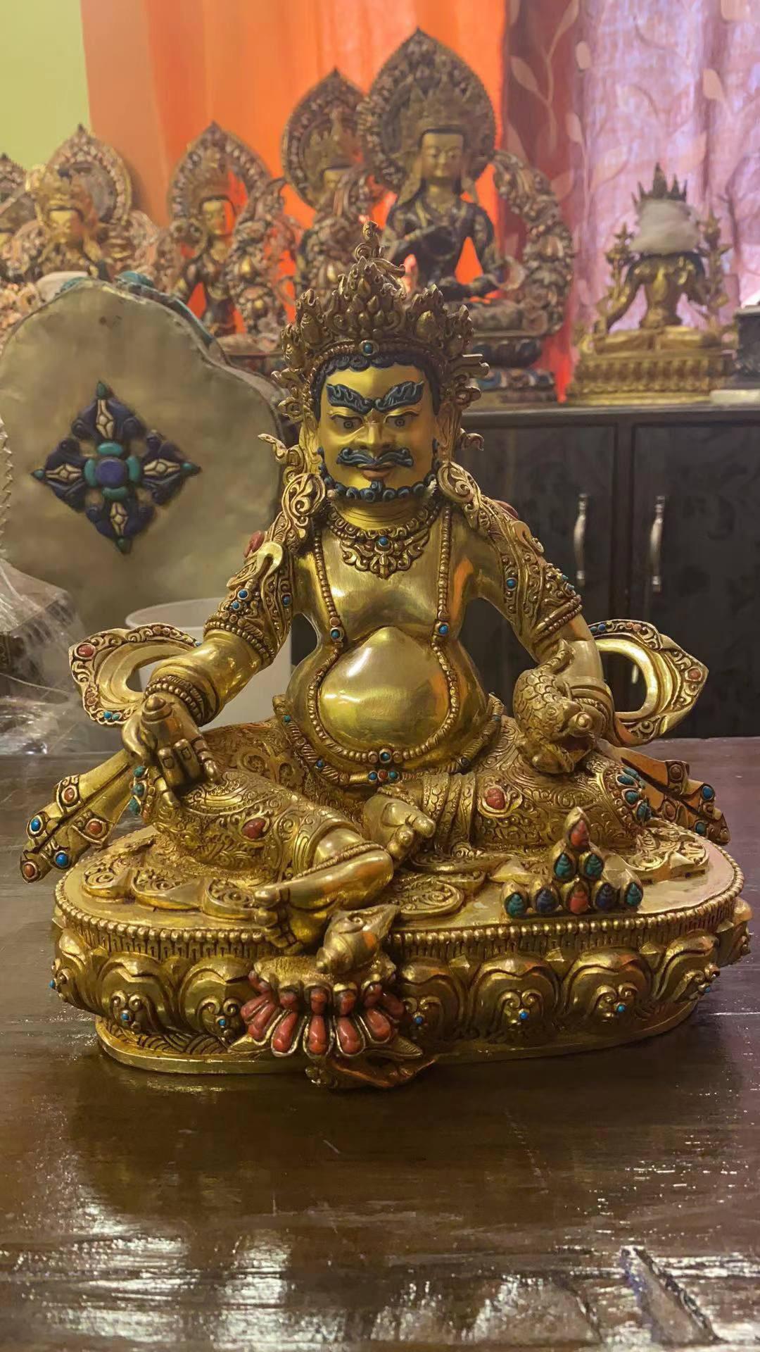 TÔN TƯỢNG ĐỨC ZAMBALA 25CM