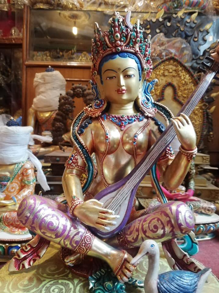 TÔN TƯỢNG DIỆU ÂM THIÊN NỮ NEPAL - 33CM