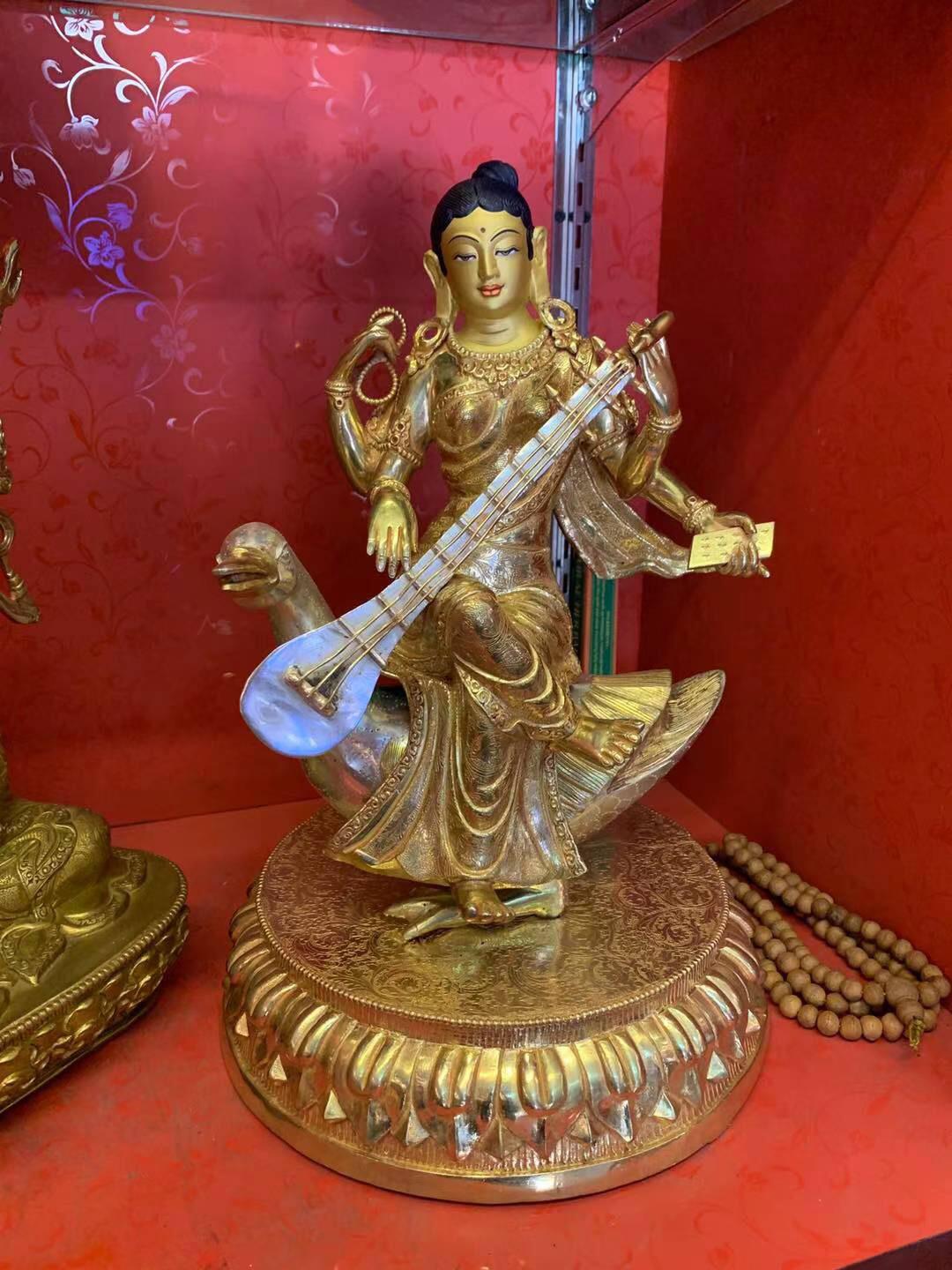 TÔN TƯỢNG DIỆU ÂM THIÊN NỮ NEPAL - 38cm