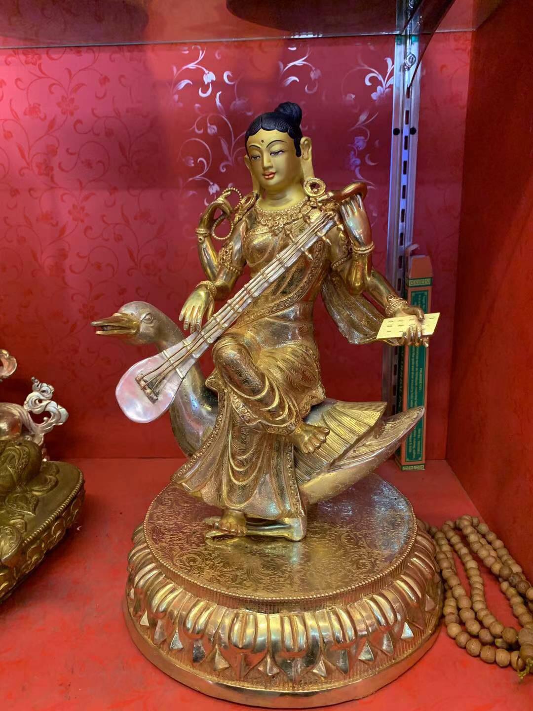 TÔN TƯỢNG DIỆU ÂM THIÊN NỮ NEPAL - 38cm