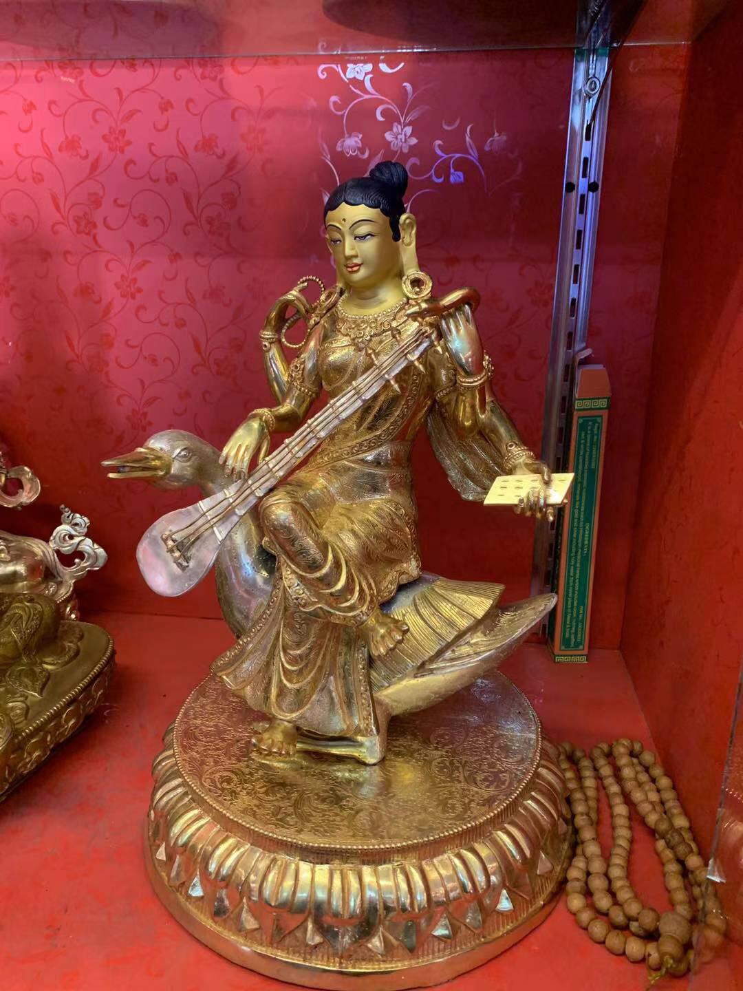 TÔN TƯỢNG DIỆU ÂM THIÊN NỮ NEPAL - 38cm